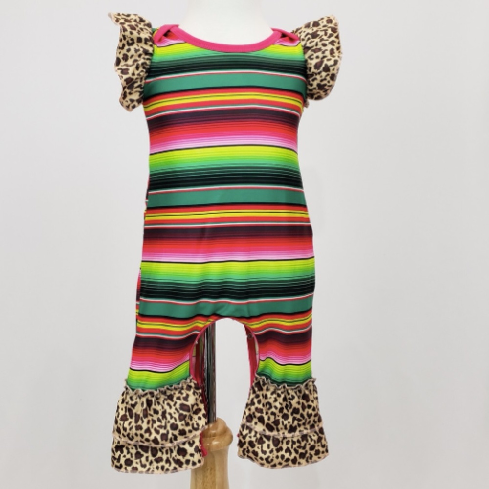 baby girl headband and matching romper